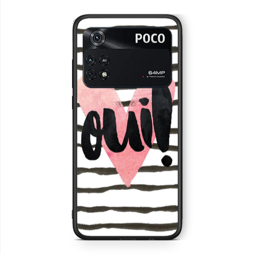 Xiaomi Poco M4 Pro 4G Girl boss qoui Black Glossy Θήκη