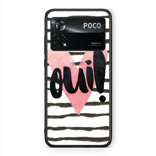 Xiaomi Poco X4 Pro Girl boss qoui Black Glossy Θήκη