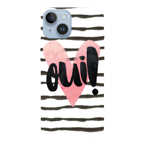 Apple iPhone 14  Girl boss qoui Transparent Silicone TPU Θήκη