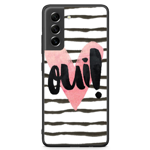 Samsung S21 FE Girl boss qoui Black Glossy Θήκη