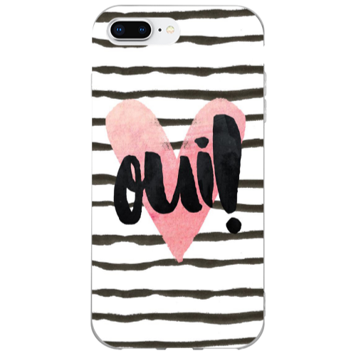 Apple iPhone 7 Plus Girl boss qoui Transparent Silicone TPU Θήκη