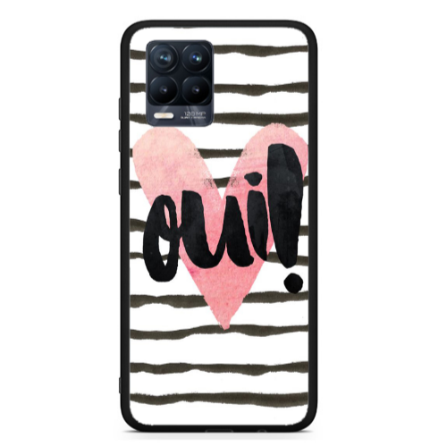 Realme 8  Girl boss qoui Black Glossy Θήκη