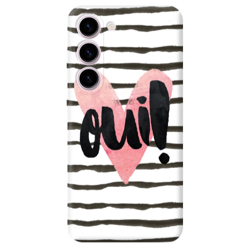 Samsung S23 Girl boss qoui Transparent Silicone TPU Θήκη