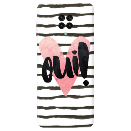Xiaomi Redmi Note 9S Girl boss qoui Transparent Silicone TPU Θήκη