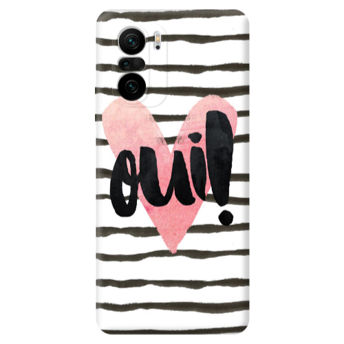 Xiaomi Poco F3 Girl boss qoui Transparent Silicone TPU Θήκη