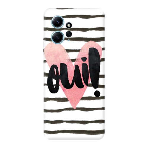Xiaomi Redmi Note 12 4G Girl boss qoui Transparent Silicone TPU Θήκη