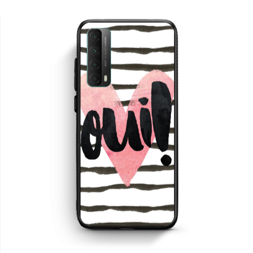 Huawei P Smart 2021 Girl boss qoui Black Glossy Θήκη
