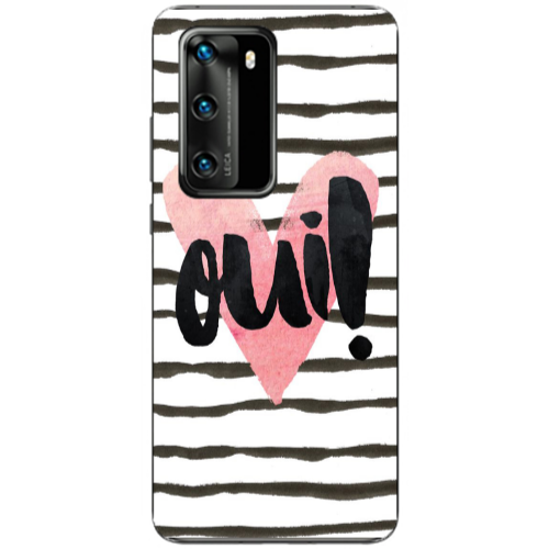 Huawei P40 Girl boss qoui Transparent Silicone TPU Θήκη