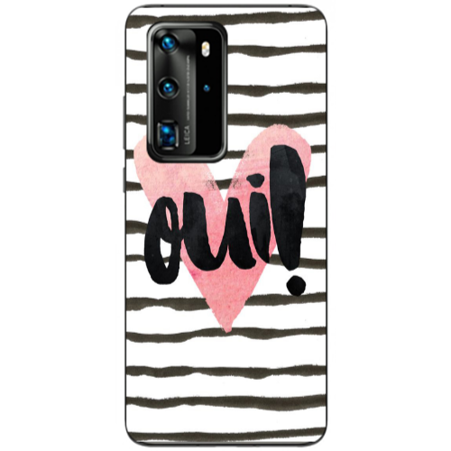 Huawei P40 Pro Girl boss qoui Transparent Silicone TPU Θήκη