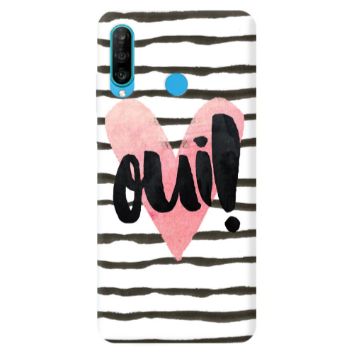 Huawei P30 Lite Girl boss qoui Transparent Silicone TPU Θήκη