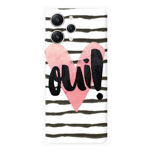 Xiaomi Redmi 12 Girl boss qoui Transparent Silicone TPU Θήκη