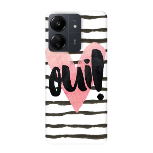 Xiaomi Redmi 13C Girl boss qoui Transparent Silicone TPU Θήκη