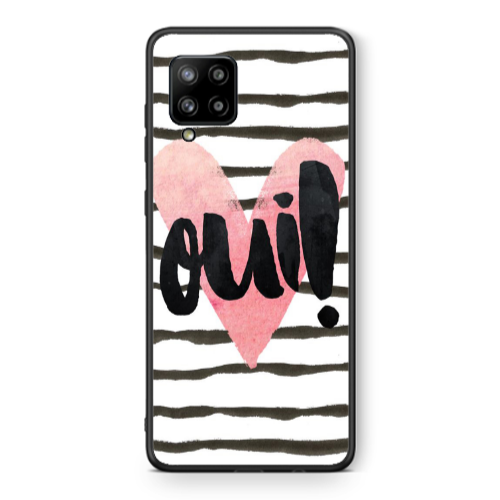 Samsung A42 5G Girl boss qoui Black Glossy Θήκη