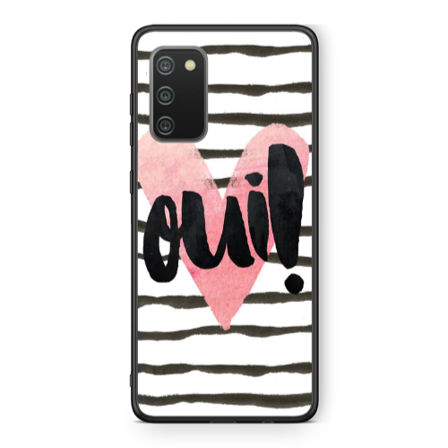 Samsung A02s Girl boss qoui Black Glossy Θήκη