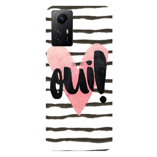 Xiaomi Redmi Note 12s Girl boss qoui Transparent Silicone TPU Θήκη