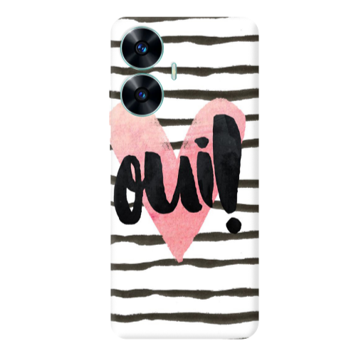 Realme C55 Girl boss qoui Transparent Silicone TPU Θήκη