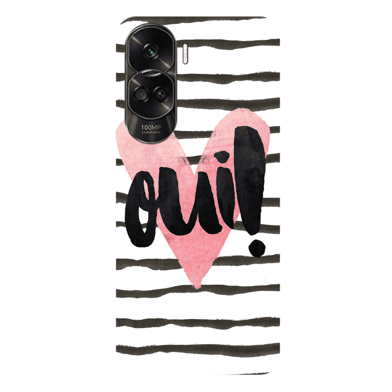 Honor 90 Lite 5G Girl boss qoui Transparent Silicone TPU Θήκη
