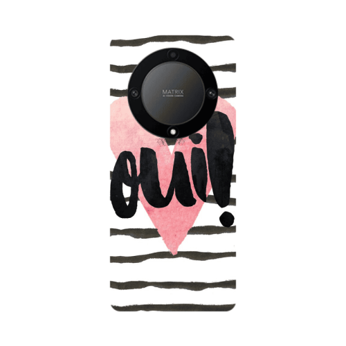 Honor Magic5 Lite 5G Girl boss qoui Transparent Silicone TPU Θήκη