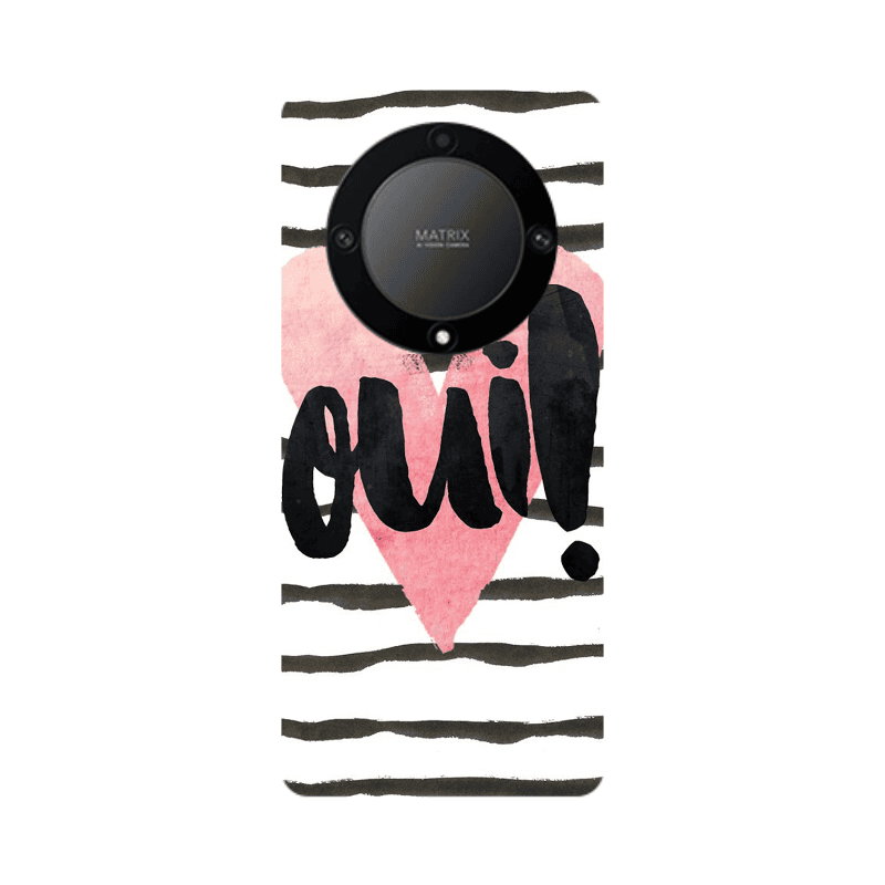 Honor Magic5 Lite 5G Girl boss qoui Transparent Silicone TPU Θήκη