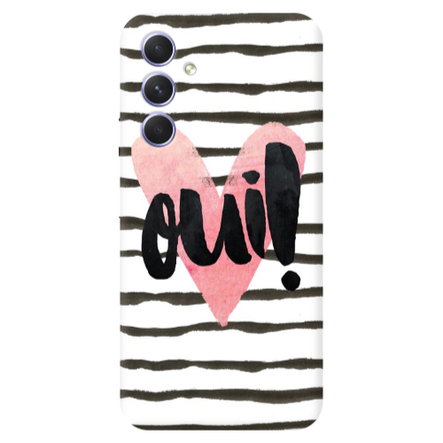 Samsung A55 Girl boss qoui Transparent Silicone TPU Θήκη