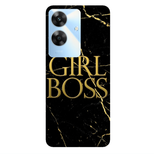 Realme Note 60 Girl boss marble Transparent Silicone TPU Θήκη