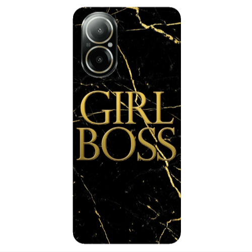 Realme C67 Girl boss marble Transparent Silicone TPU Θήκη