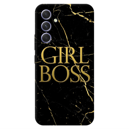 Samsung A26 Girl boss marble Transparent Silicone TPU Θήκη