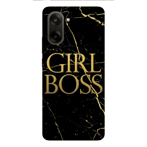 Oneplus Nord CE 5 Girl boss marble Transparent Silicone TPU Θήκη