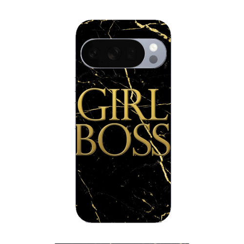 Google Pixel 10 Pro Girl boss marble Transparent Silicone TPU Θήκη