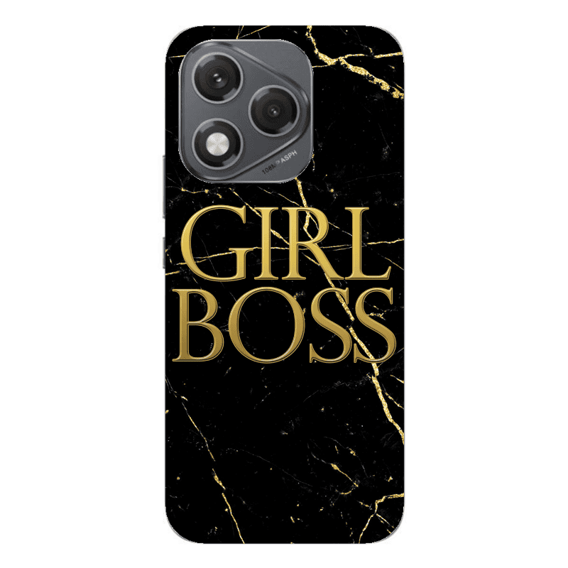 Honor 400 Lite Girl boss marble Transparent Silicone TPU Θήκη