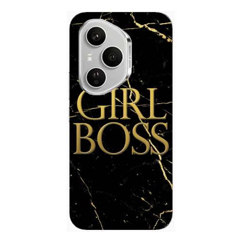 Honor Magic 400 Pro Girl boss marble Transparent Silicone TPU Θήκη