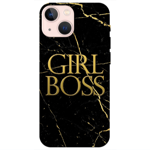 Apple iPhone 13 Girl boss marble Transparent Silicone TPU Θήκη