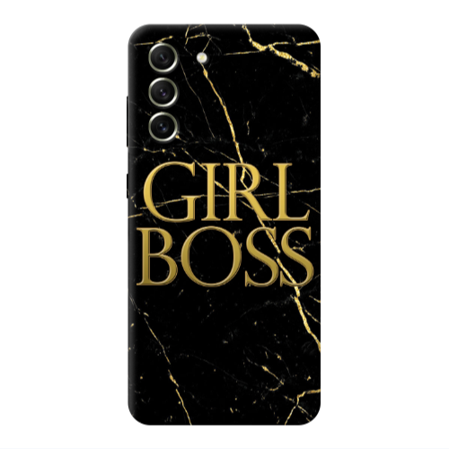 Samsung S21 Girl boss marble Transparent Silicone TPU Θήκη