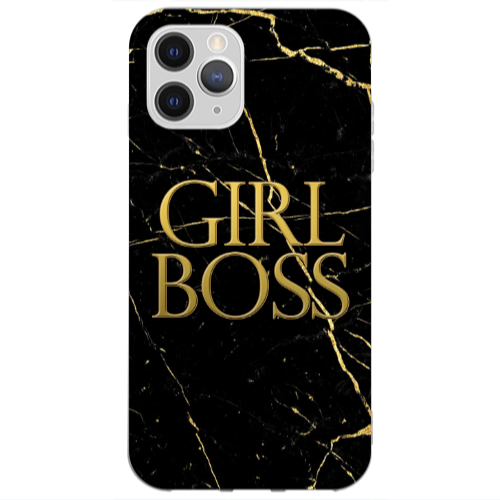 Apple iPhone 13 Pro Girl boss marble Transparent Silicone TPU Θήκη