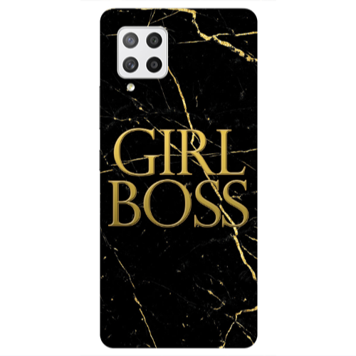 Samsung A42 5G Girl boss marble Transparent Silicone TPU Θήκη