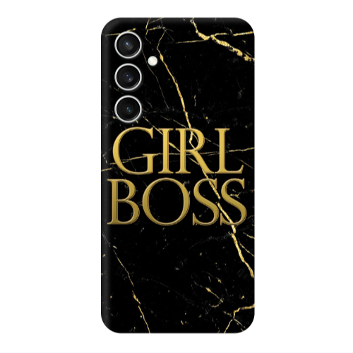 Samsung S24 Plus Girl boss marble Transparent Silicone TPU Θήκη