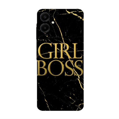 Samsung A06 Girl boss marble Transparent Silicone TPU Θήκη