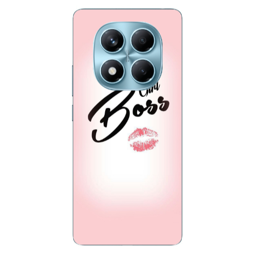Xiaomi Redmi Note 14 Pro Girl boss kiss Transparent Silicone TPU Θήκη