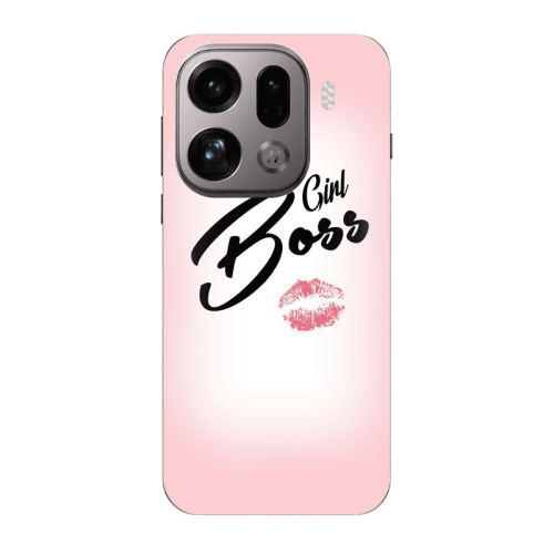 Oppo Find X9 Pro Girl boss kiss Transparent Silicone TPU Θήκη