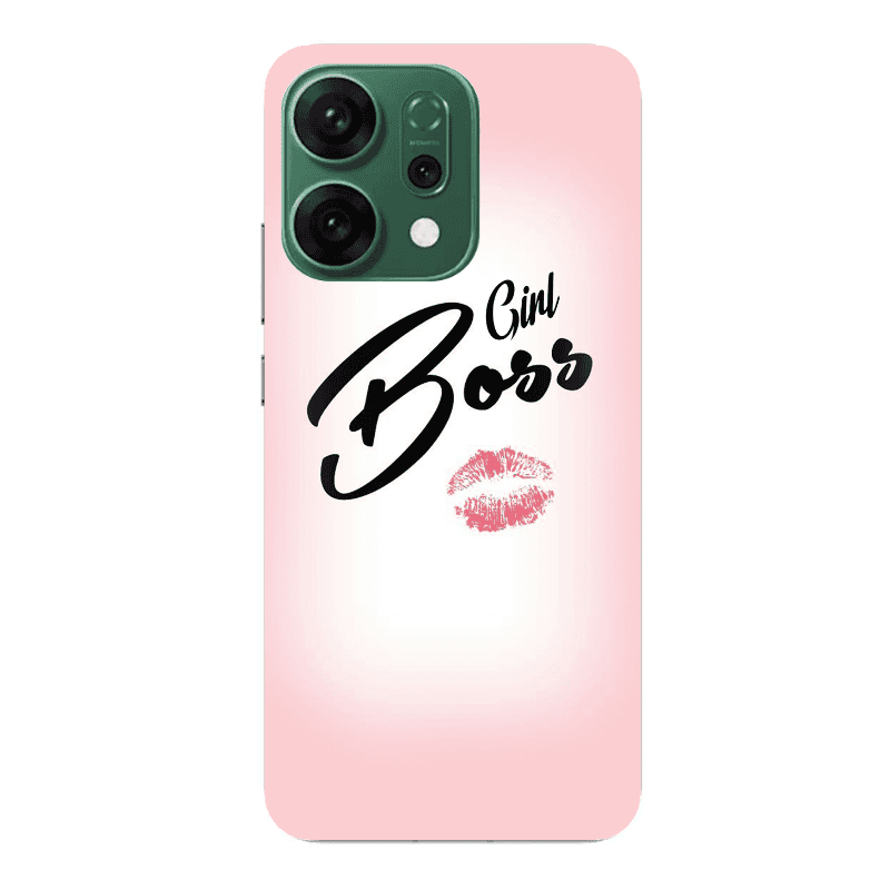 Oppo RENO 14 Girl boss kiss Transparent Silicone TPU Θήκη