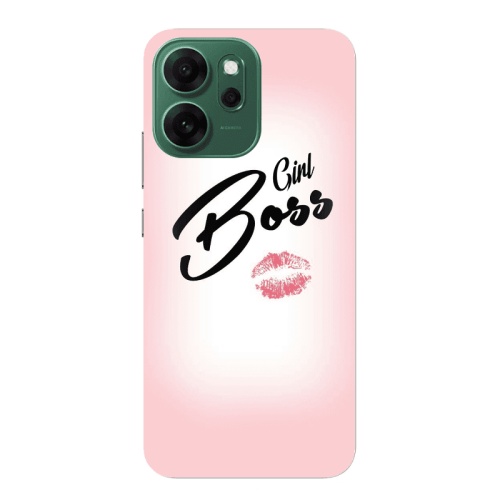 Oppo 14 F Girl boss kiss Transparent Silicone TPU Θήκη