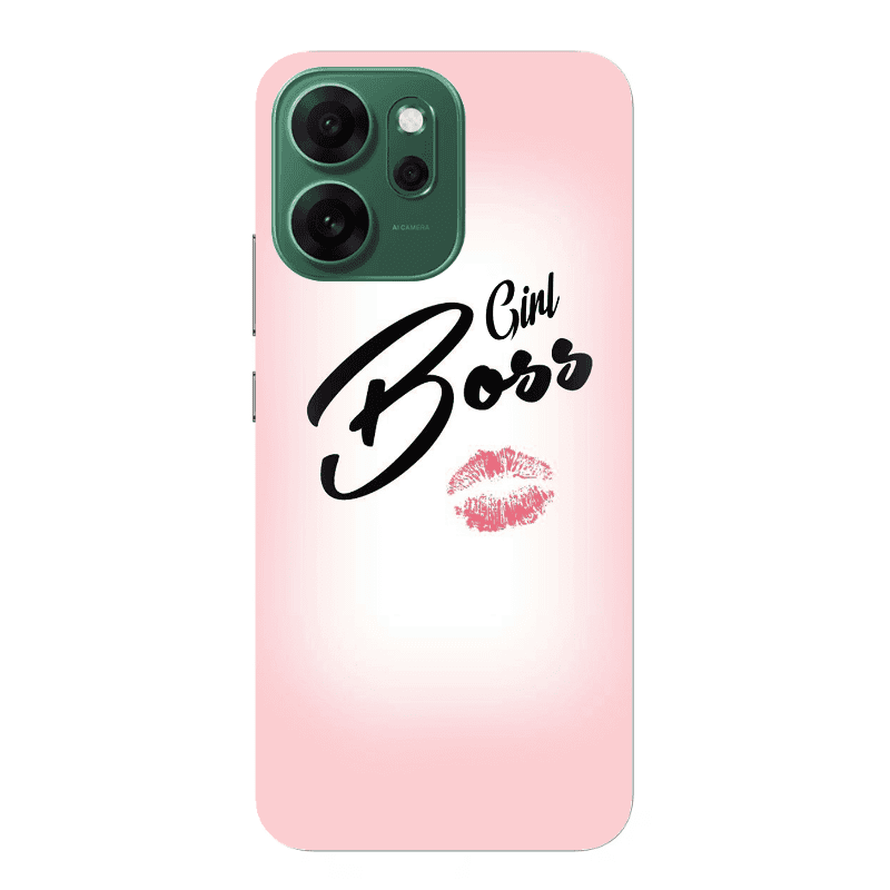 Oppo 14 F Girl boss kiss Transparent Silicone TPU Θήκη