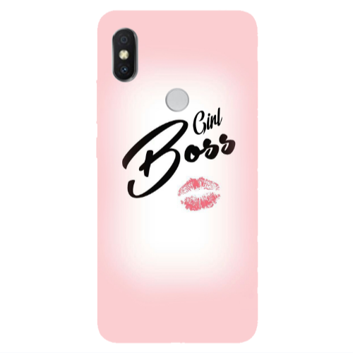 Xiaomi Redmi S2 Girl boss kiss Transparent Silicone TPU Θήκη