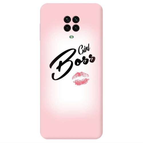 Xiaomi Redmi Note 9S Girl boss kiss Transparent Silicone TPU Θήκη