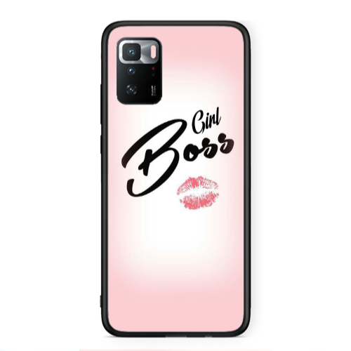Xiaomi Poco X3 GT Girl boss kiss Black Glossy Θήκη