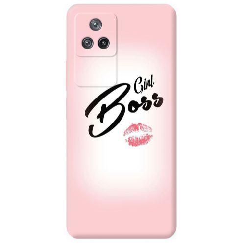Xiaomi Poco F4 Girl boss kiss Transparent Silicone TPU Θήκη