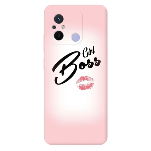 Xiaomi Redmi 12C Girl boss kiss Transparent Silicone TPU Θήκη