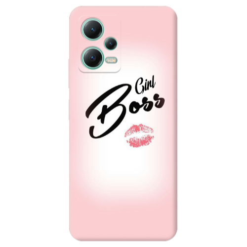 Xiaomi Redmi Note 12 Pro Plus 5G Girl boss kiss Transparent Silicone TPU Θήκη