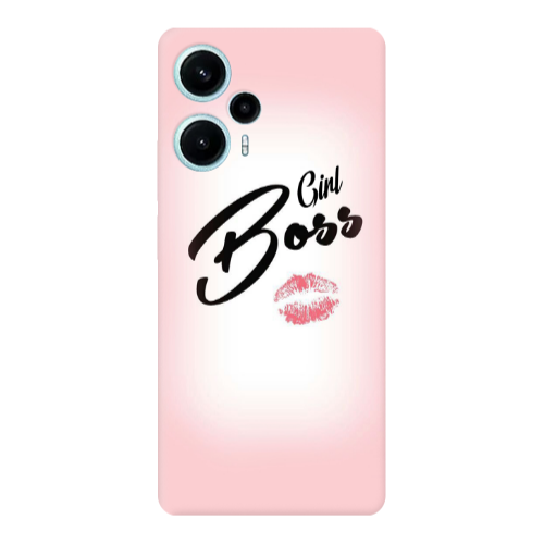 Xiaomi Poco F5 Girl boss kiss Transparent Silicone TPU Θήκη