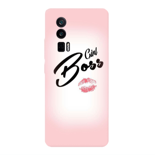 Xiaomi Poco F5 Pro Girl boss kiss Transparent Silicone TPU Θήκη